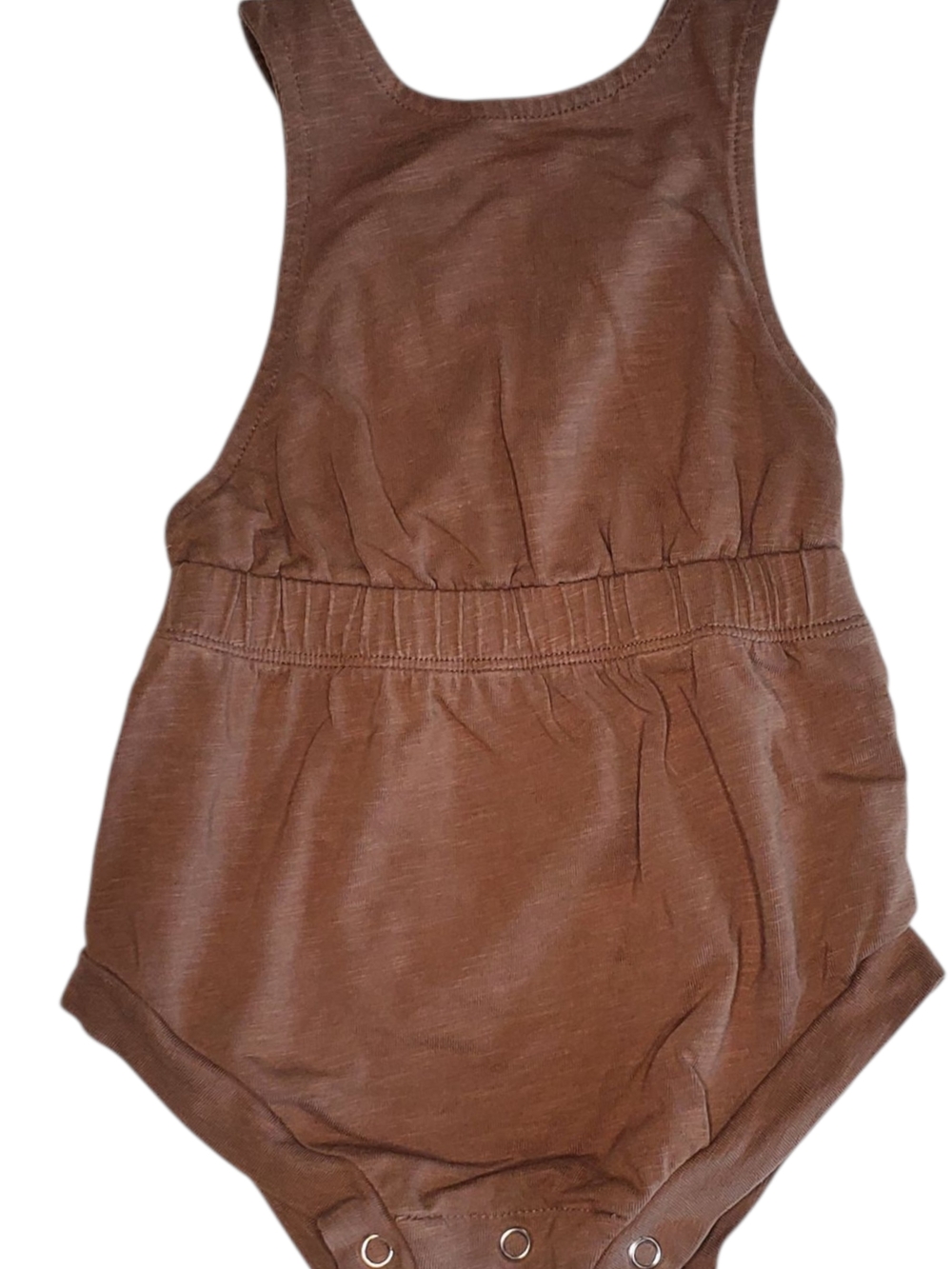 Little Liam by Kate Quinn Romper Brown Baby 6-12 Months